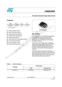 VND830SP13TR Datasheet Cover