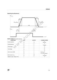 VND92013TR Datasheet Page 7