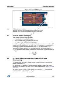 VNH7070BASTR Datasheet Page 23