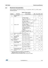 VNH7100ASTR Datasheet Page 9