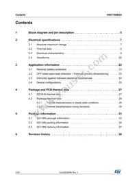 VNH7100BASTR Datasheet Page 2