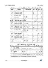 VNH7100BASTR Datasheet Page 10