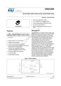 VNI4140K Datasheet Cover