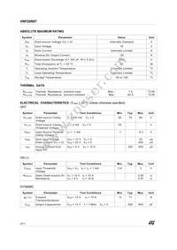 VNP20N07 Datasheet Page 2