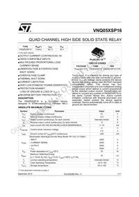 VNQ05XSP16-E Datasheet Cover