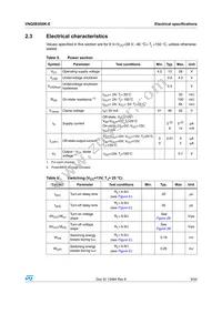 VNQ5E050K-E Datasheet Page 9