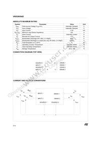 VNS3NV04D13TR Datasheet Page 2