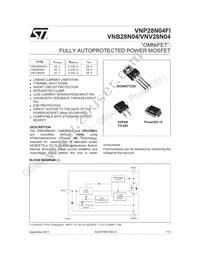 VNV28N04TR-E Datasheet Cover