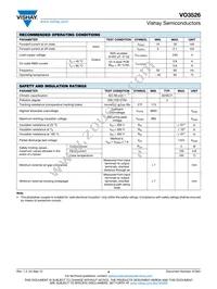 VO3526 Datasheet Page 4