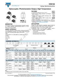 VO615A-X017T Datasheet Cover