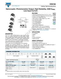 VO618A-4X016 Datasheet Cover