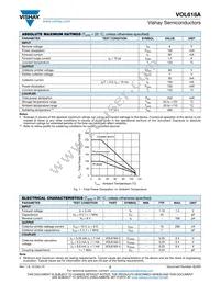 VOL618A-2T Datasheet Page 2