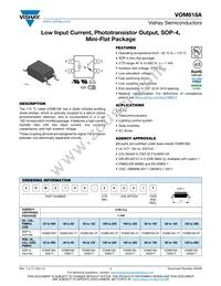 VOM618A-2X001T Datasheet Cover