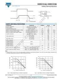 VOR2121B8 Datasheet Page 3