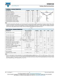 VOW3120-X017T Datasheet Page 3