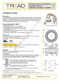 VPM18-1390 Datasheet Cover