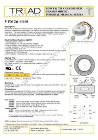 VPM36-4440 Datasheet Cover