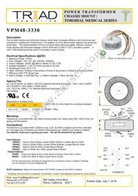 VPM48-3300 Datasheet Cover