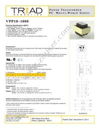 VPP10-1000 Datasheet Cover