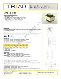 VPP10-500-B Datasheet Cover