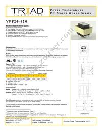 VPP24-420-B Datasheet Cover