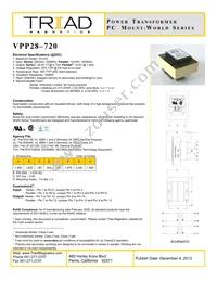 VPP28-720-B Datasheet Cover