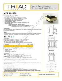 VPP36-820-B Datasheet Cover