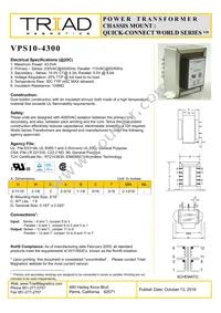 VPS10-4300 Datasheet Cover