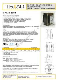 VPS20-4000-B Datasheet Cover