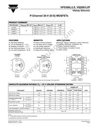 VQ2001P-2 Datasheet Cover