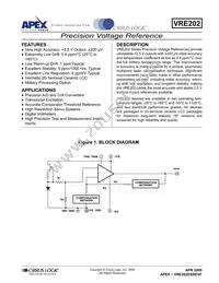 VRE202MA Datasheet Cover