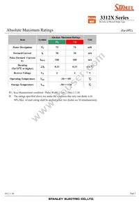 VRPG3312X Datasheet Page 3