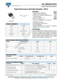 VS-100BGQ015HF4 Datasheet Cover