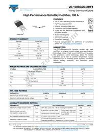VS-100BGQ045HF4 Datasheet Cover