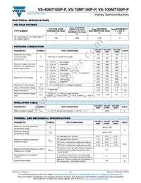 VS-100MT160P-P Datasheet Page 2