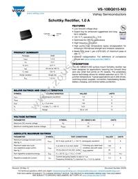 VS-10BQ015-M3/5BT Datasheet Cover