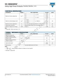 VS-10BQ030TRPBF Datasheet Page 2