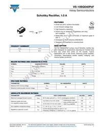 VS-10BQ040PBF Datasheet Cover