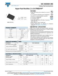 VS-10CSH01-M3/87A Datasheet Cover
