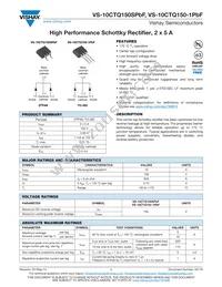 VS-10CTQ150-1PBF Datasheet Cover
