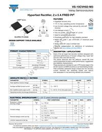 VS-10CVH02-M3/I Datasheet Cover