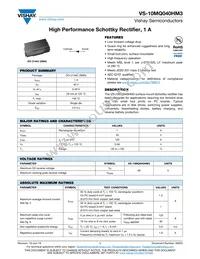 VS-10MQ040HM3/5AT Datasheet Cover