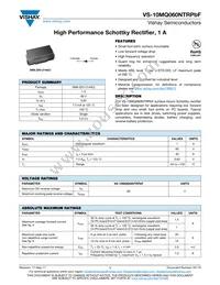 VS-10MQ060NPBF Datasheet Cover
