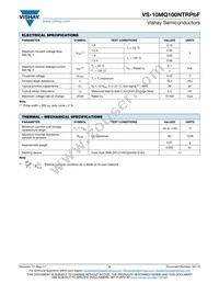 VS-10MQ100NPBF Datasheet Page 2