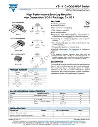 VS-111CNQ045ASMPBF Datasheet Cover