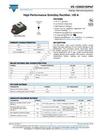 VS-123NQ100PBF Datasheet Cover