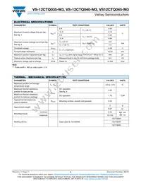 VS-12CTQ045-M3 Datasheet Page 2