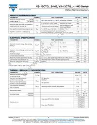 VS-12CTQ045STRL-M3 Datasheet Page 2