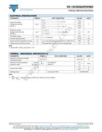 VS-12CWQ04FNHM3 Datasheet Page 2