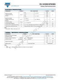 VS-12CWQ10FNHM3 Datasheet Page 2